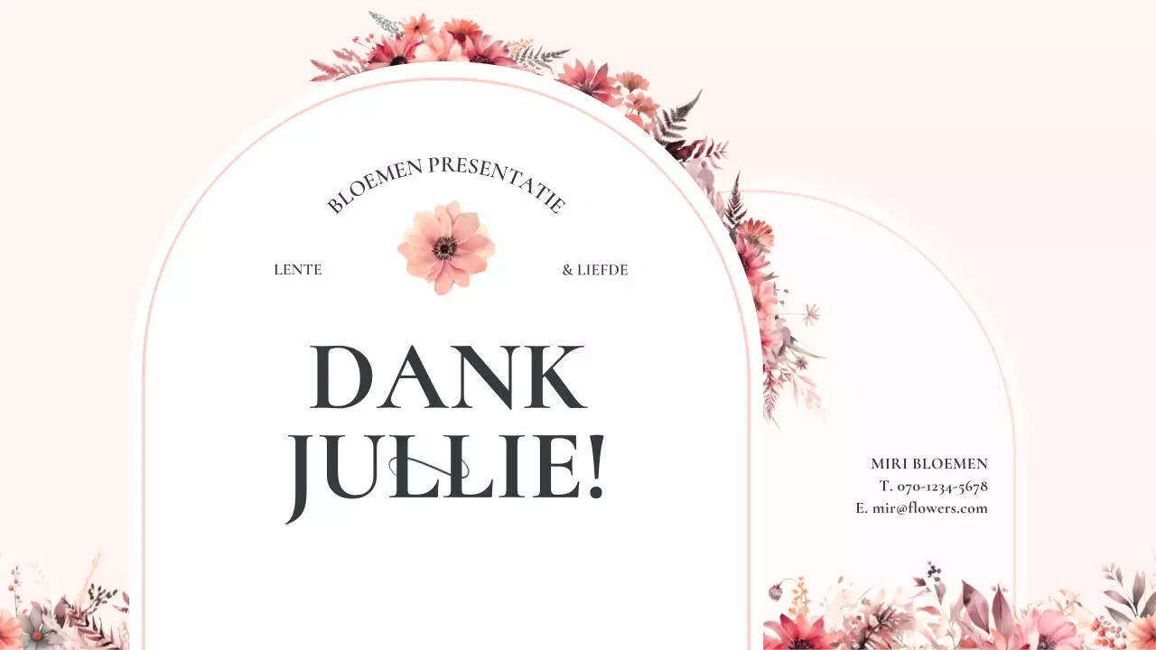 Luxe aquarel bloemen achtergrond voorstel in roze en ivoor