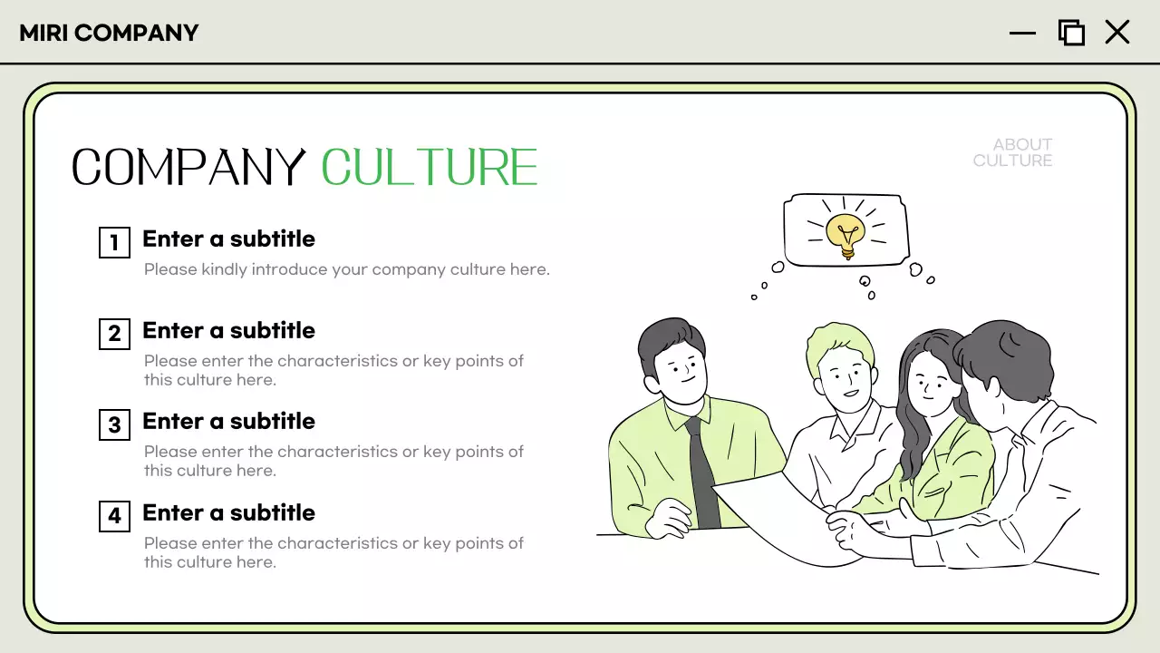 Green Minimal 온보딩 가이드 프레젠테이션