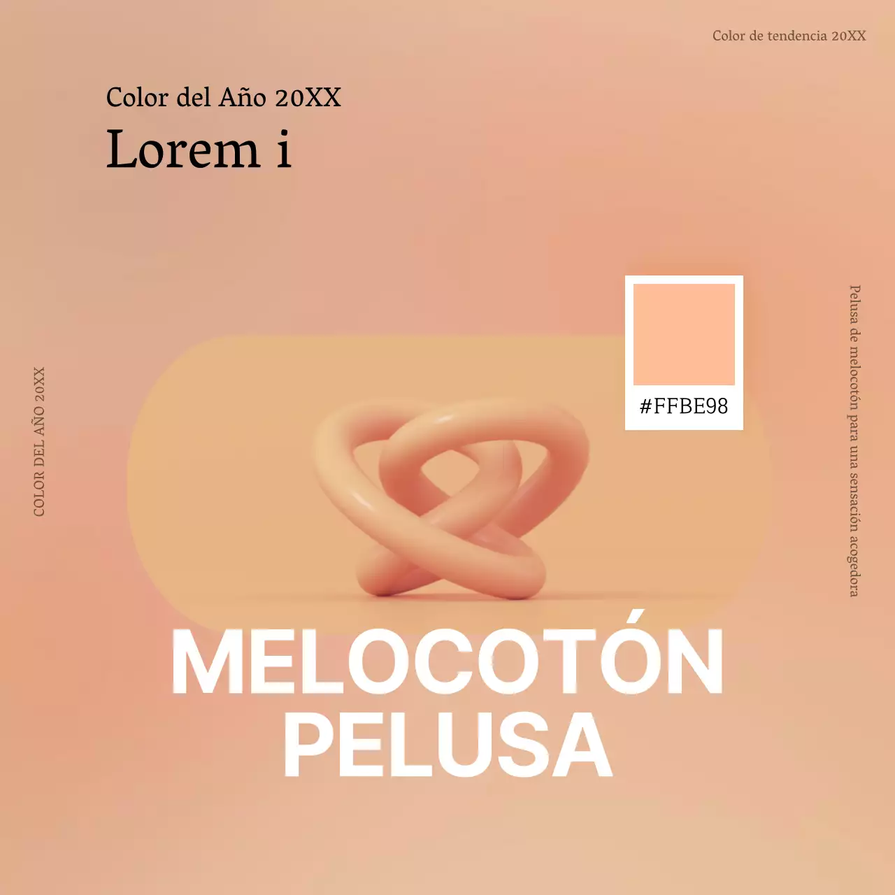 Sobre los colores sencillos del año: naranja y beige