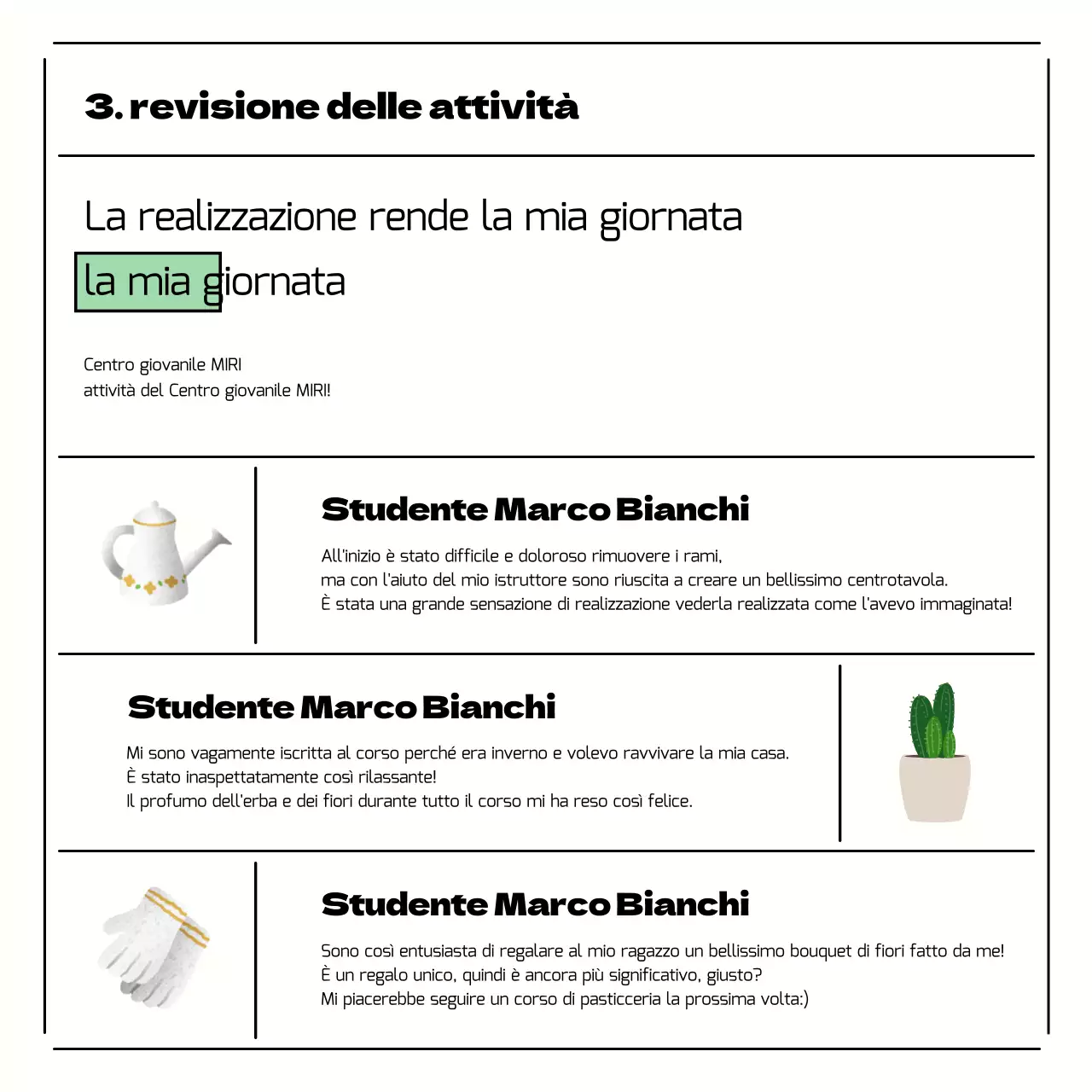 Presentazione delle attività del Centro giovanile di Minty