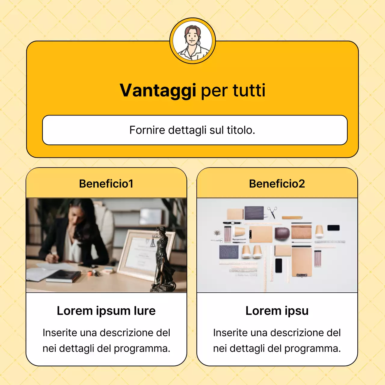 I contenuti semplici vincono nella posta gialla