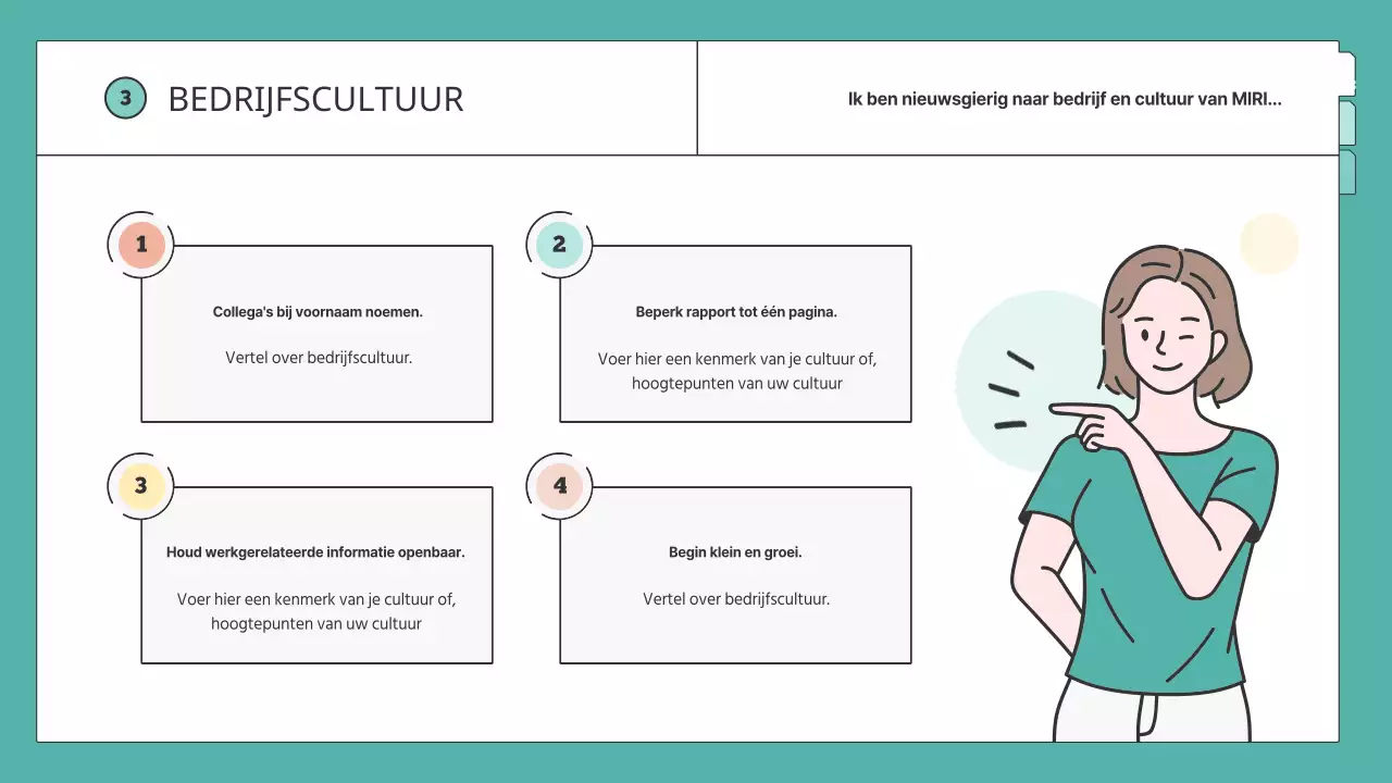 Eenvoudige HR-training uitgelegd in mint en geel