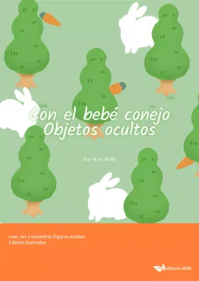 Bonita portada de libro infantil en verde y naranja