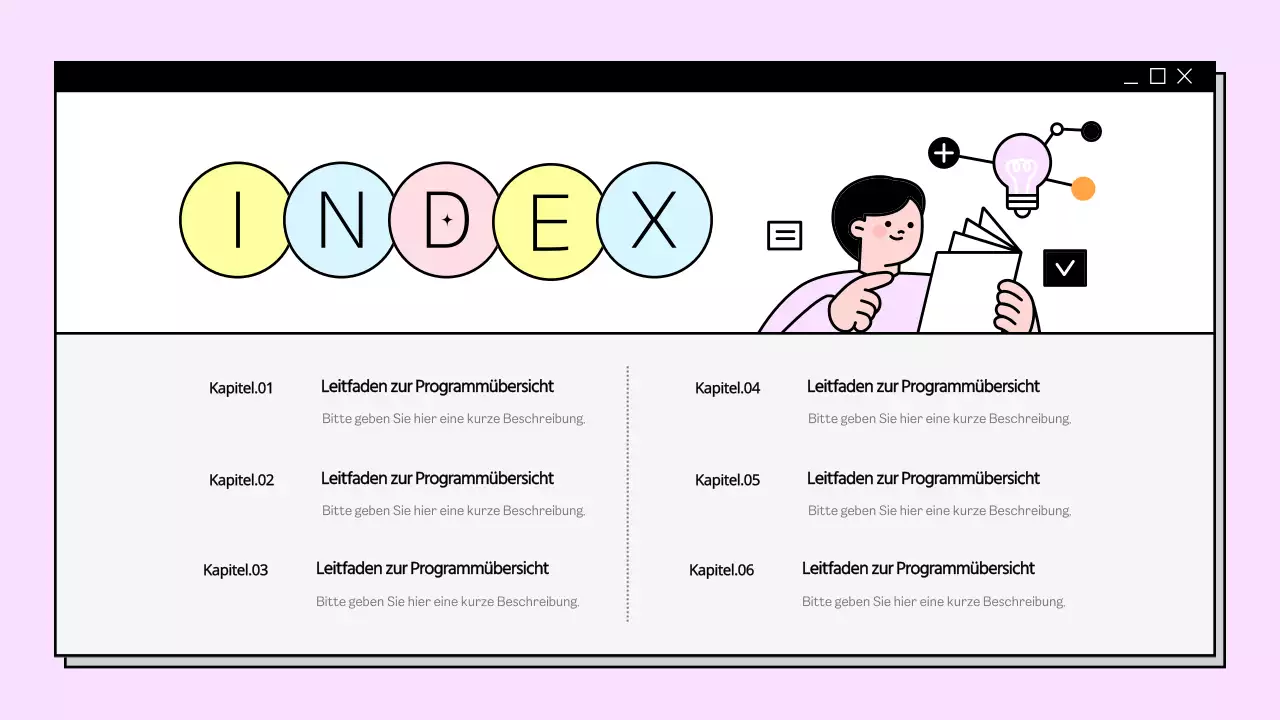Ein Überblick über die Aktivitäten in den gelben Gemeindezentren in der Präsentation
