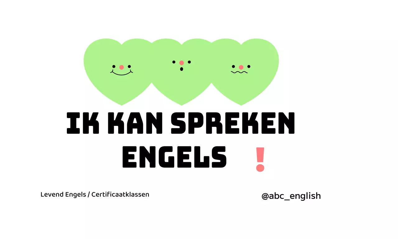 Engelstalige schoolpromotie met verschillende illustraties