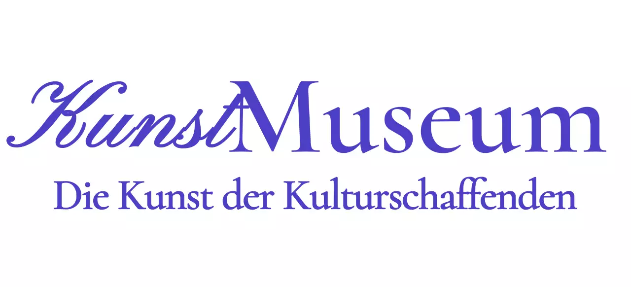 Museumslogo mit einem stilvollen kursiven Konzept
