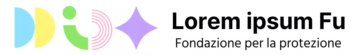 Logo di design del centro culturale in logo geometria