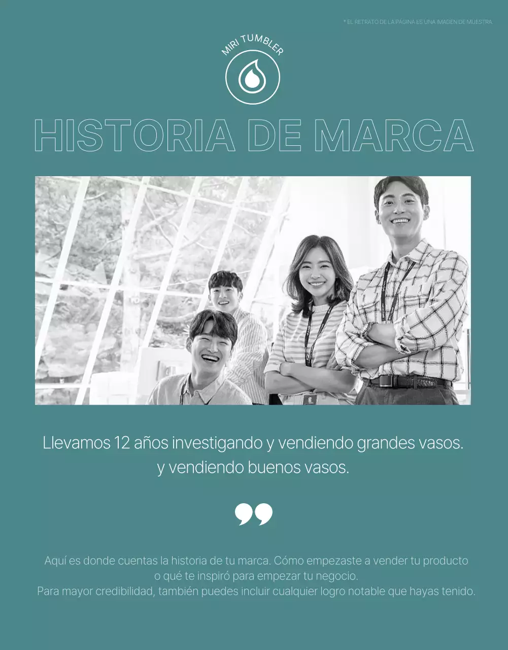 Promocionar un sencillo producto tumblr verde y menta