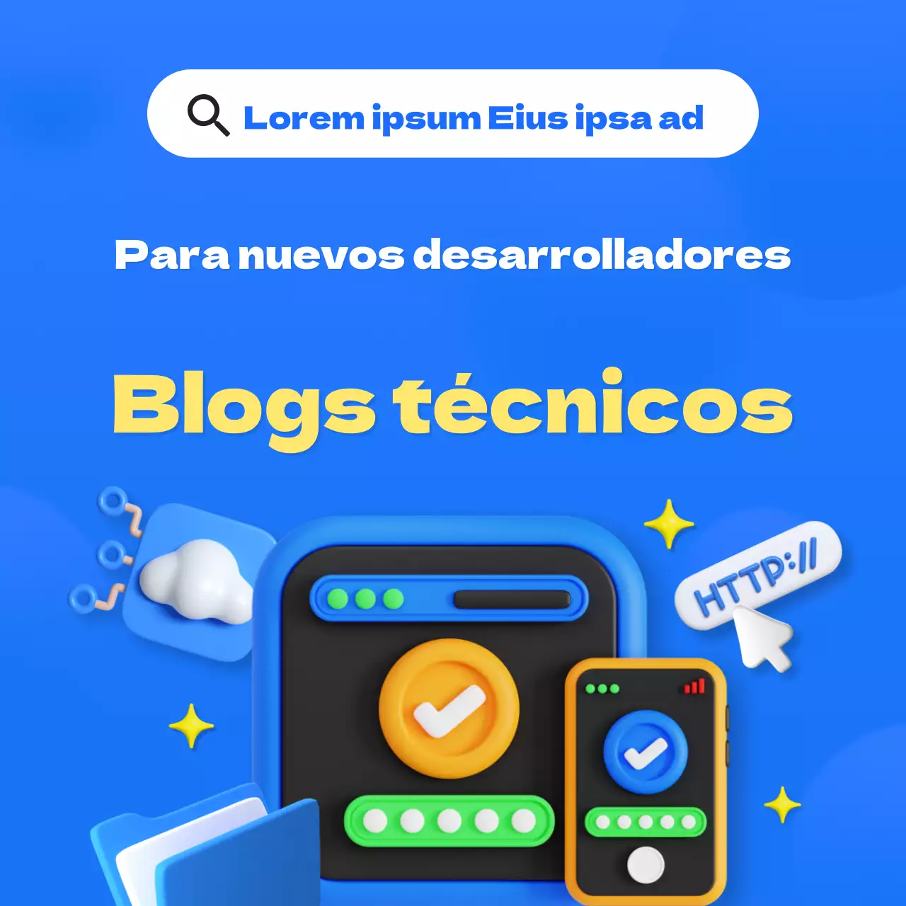 Una moderna colección de miniaturas en azul Newsletter