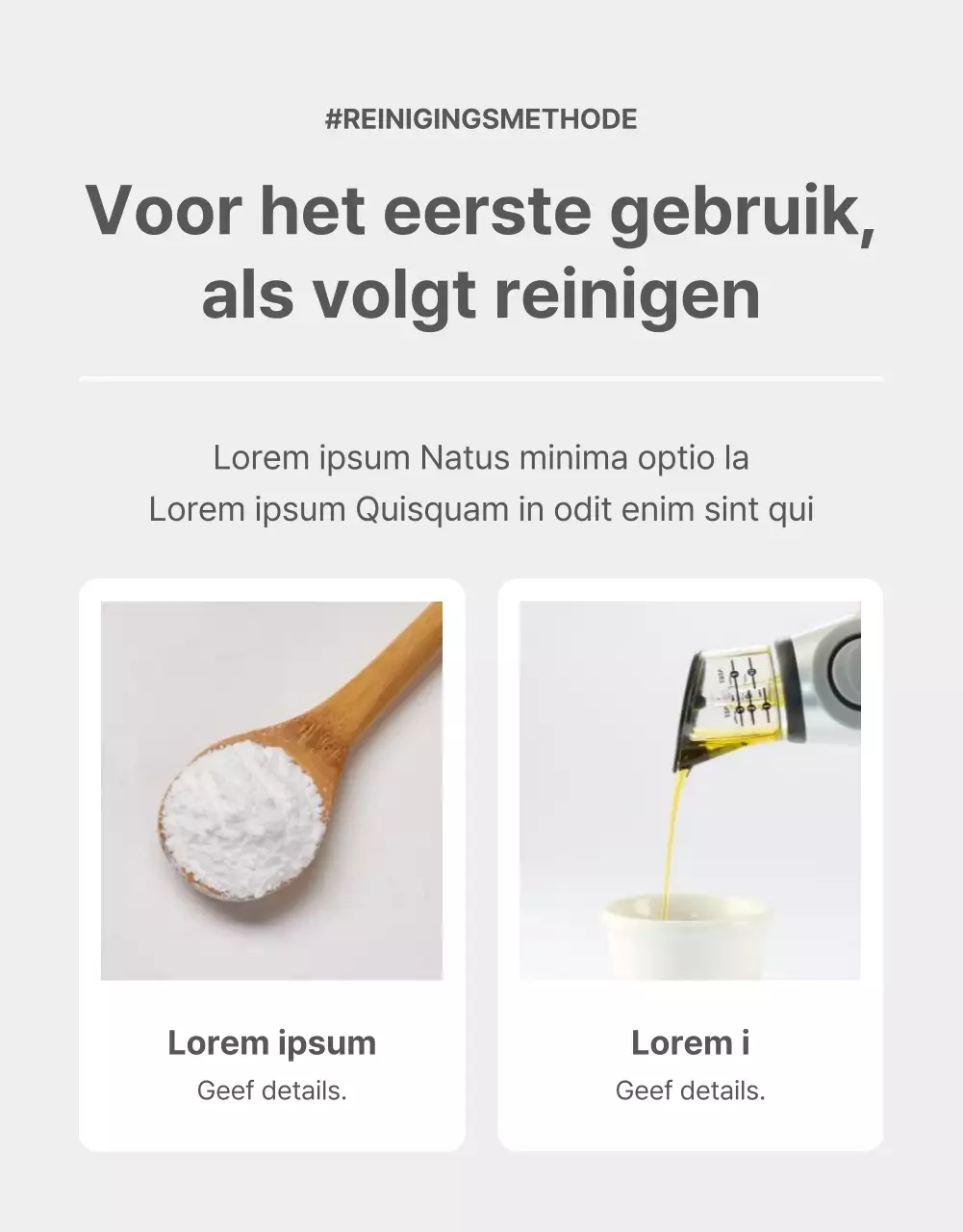 Promoot een eenvoudige tumblr in grijs en beige