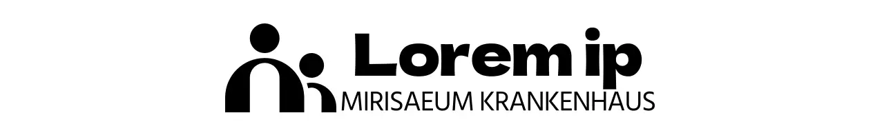 Einfaches illustriertes Krankenhauslogo