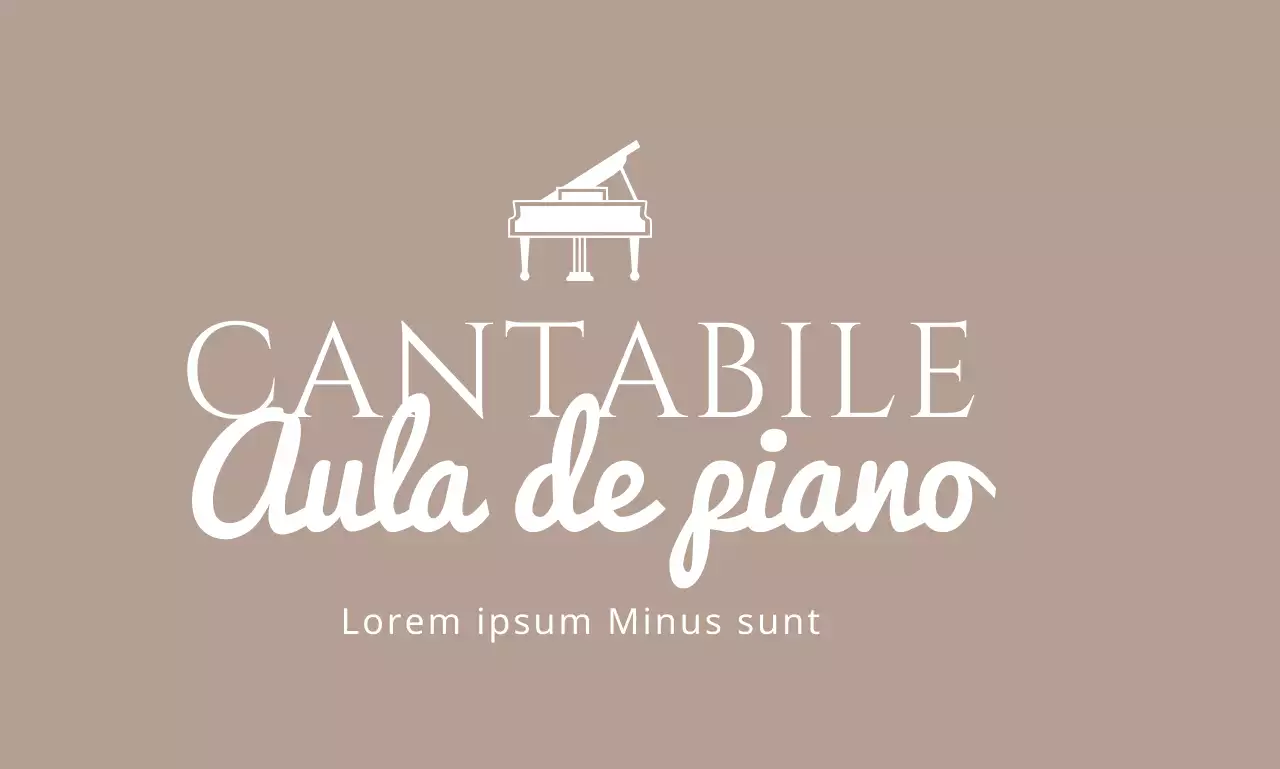Promoção da luxuosa escola de piano de Brown