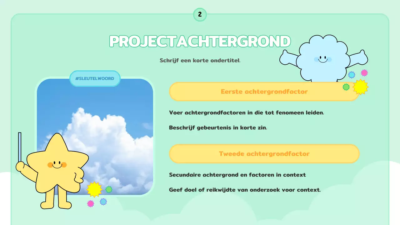 Een mooi, lichtblauw en roze informatie-organiser verslag