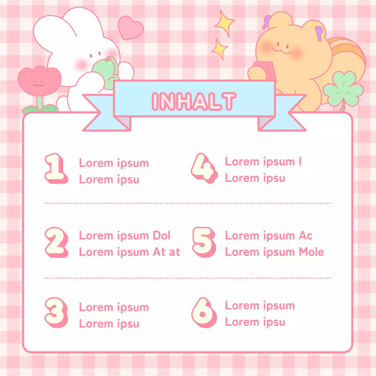 Ein Leitfaden für rosa Kuscheltierfiguren