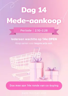 Promoot een trendy tijdelijke aanbieding in roze