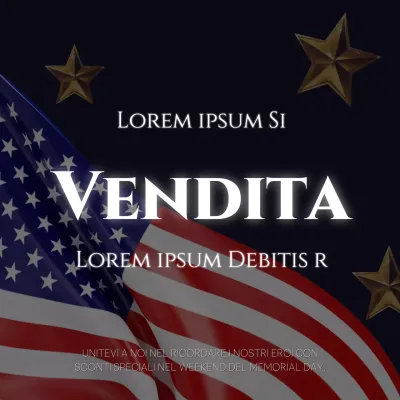 Bianco e dorato Semplice vendita in occasione della Giornata della Memoria Pubblicità