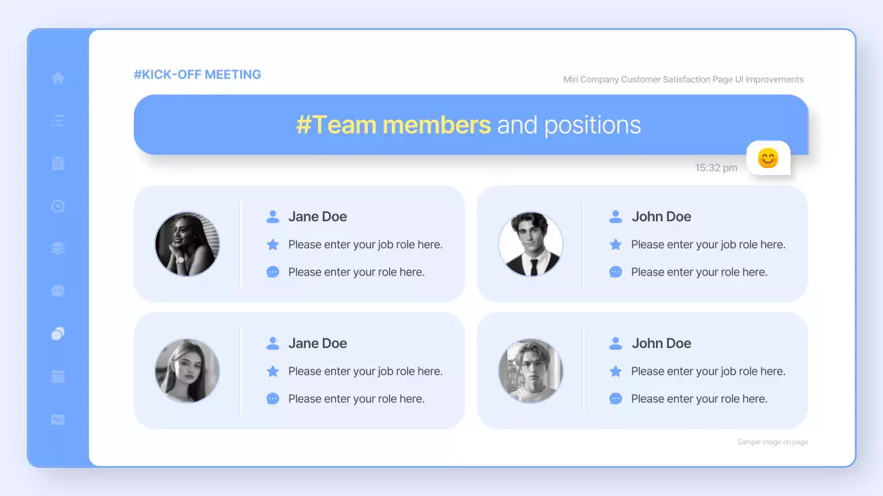 블루 모던 UI 강화 일정 프레젠테이션