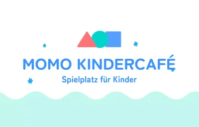 Kindercafé mit bunten Formen