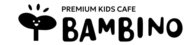 Design di un caffè per bambini con icona di un bocciolo sorridente