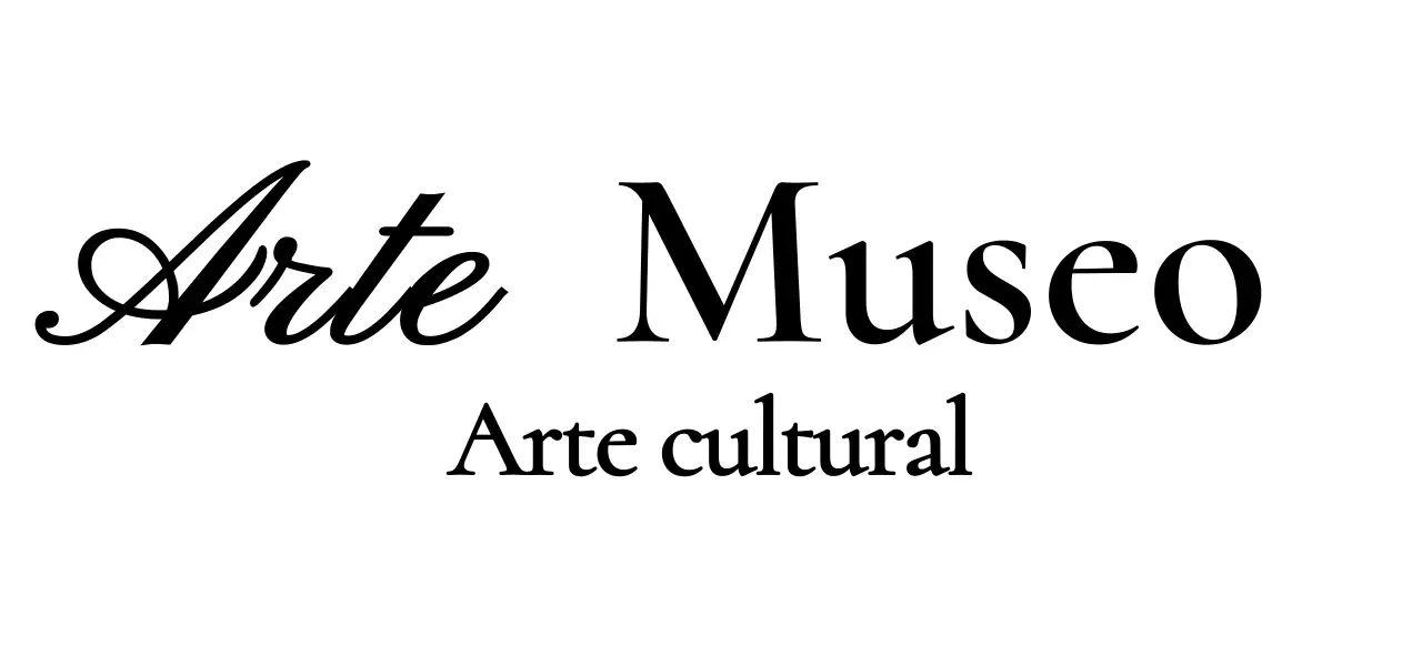 Logotipo de museo con un concepto cursivo elegante