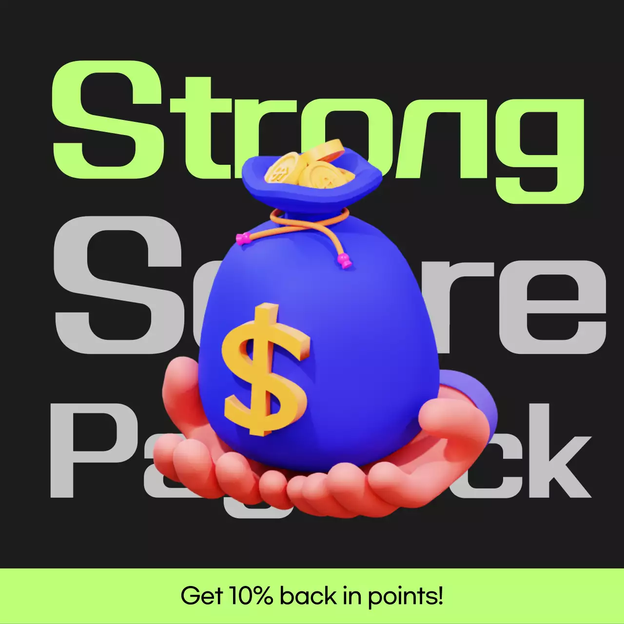 Bài đăng hoàn vốn điểm cyberpunk màu đen và xanh nhạt