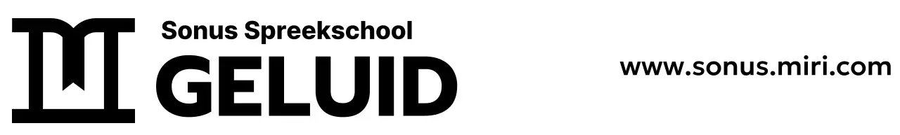 Spraak school ontwerp met icoon van een podium