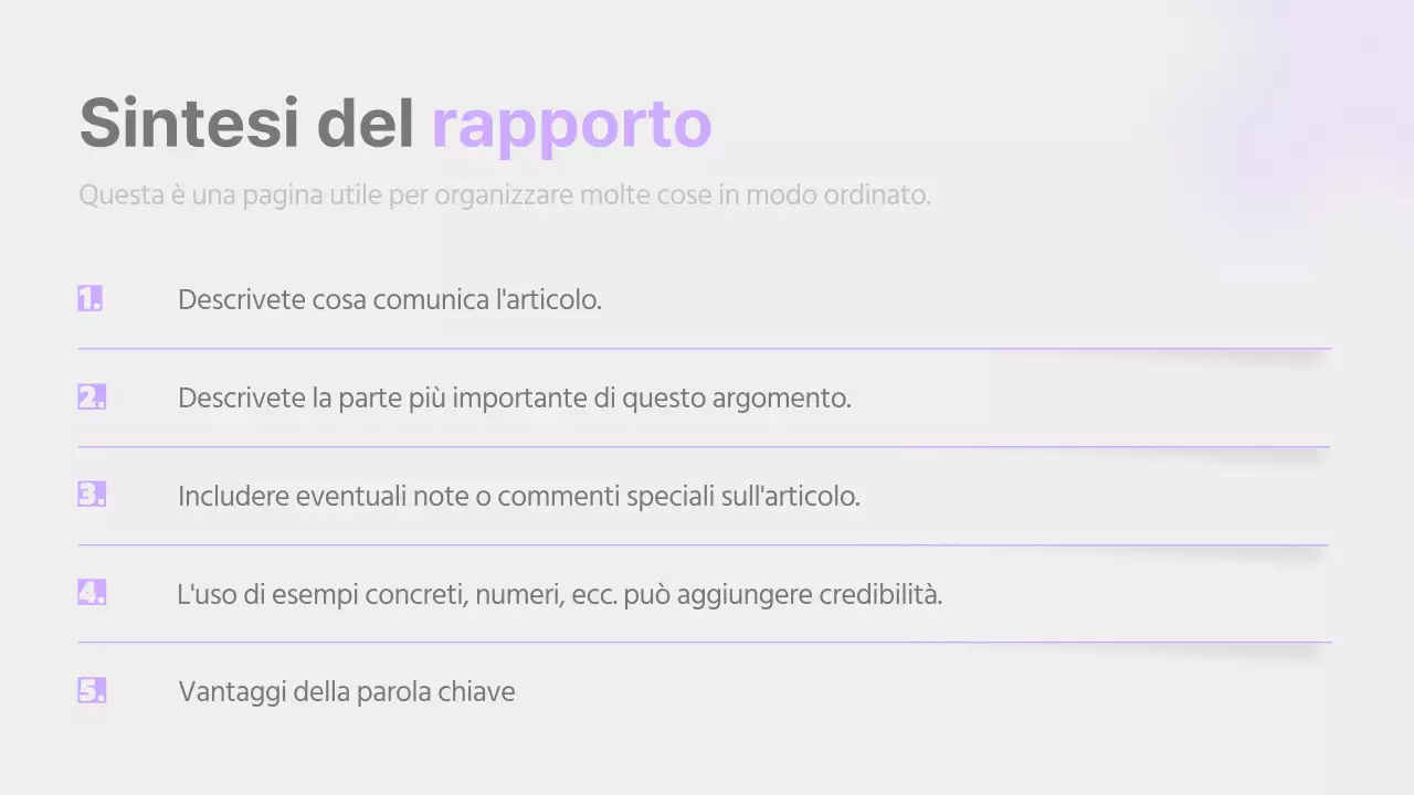 Una relazione semplice in malva e grigio