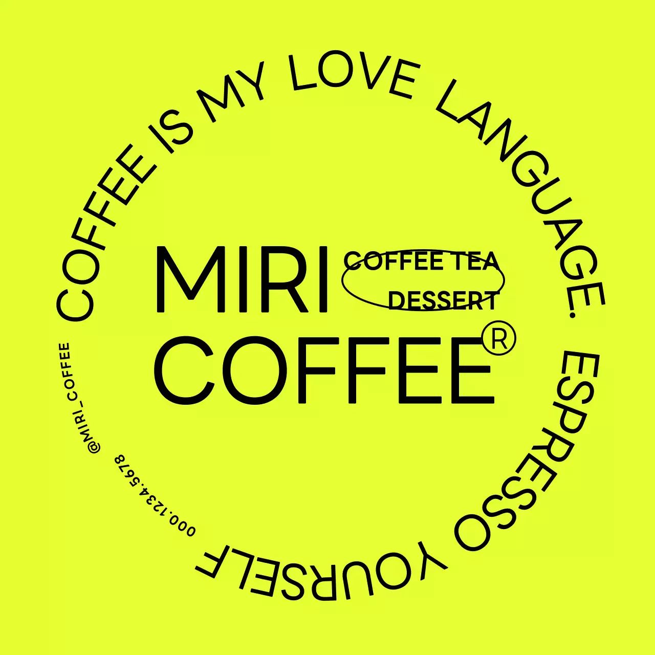 Tata letak yang bersih dan modern dengan tipografi hitam pada latar belakang kuning