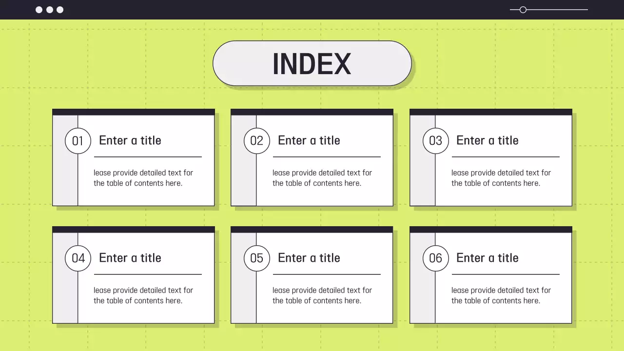 그린 모던 가이드 프레젠테이션