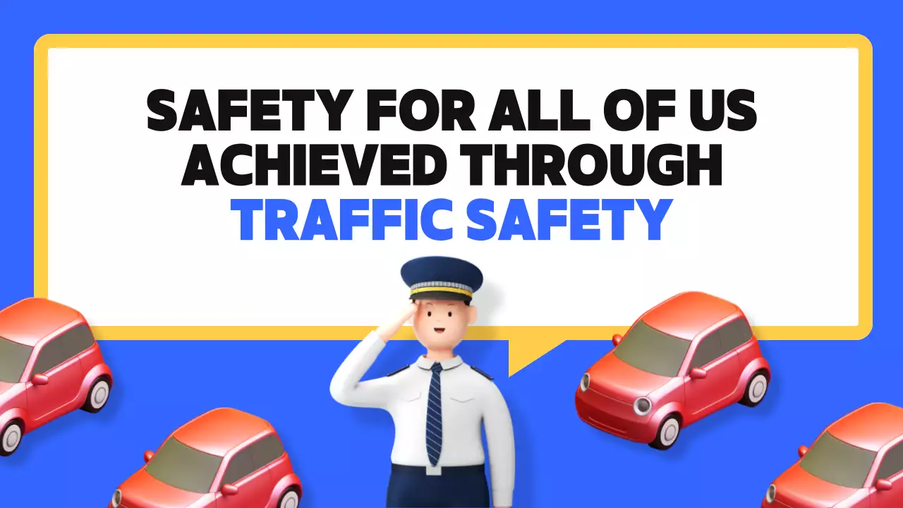 Blue Modern Traffic Guide Presentation