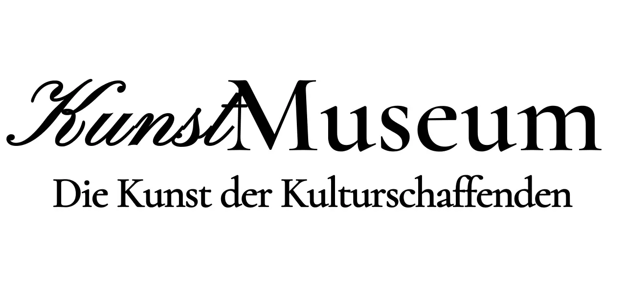 Museumslogo mit einem stilvollen kursiven Konzept