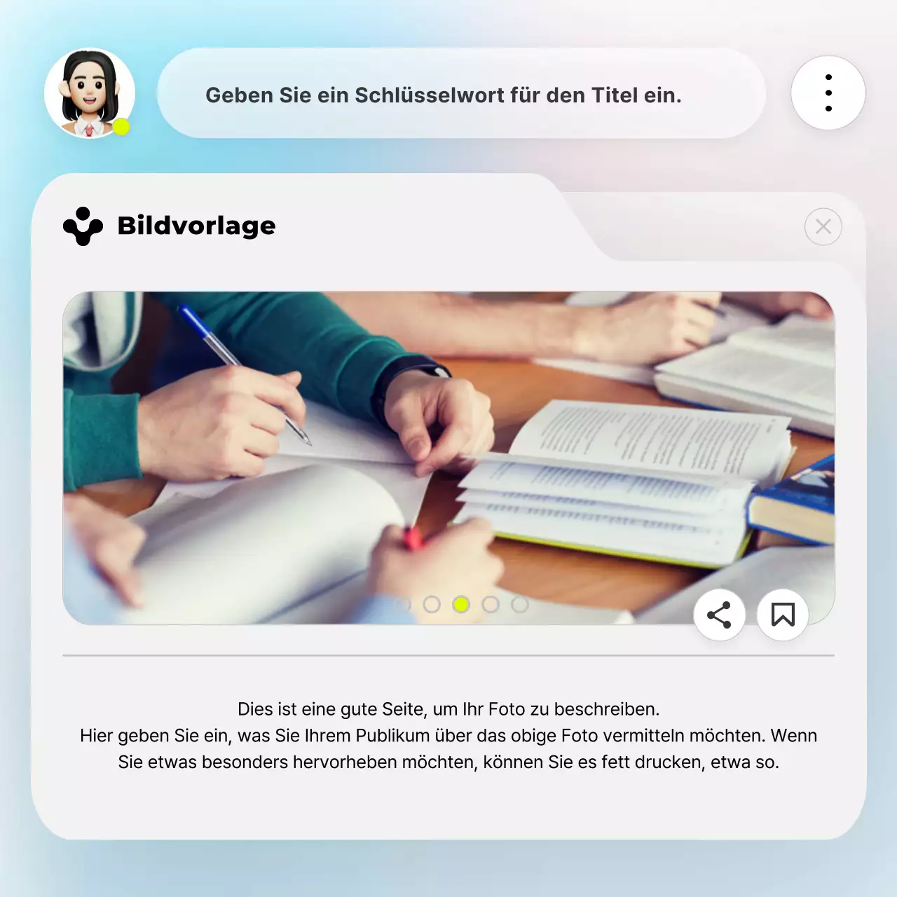 Über die weiße und hellblaue trendige Hintergrundvorlage