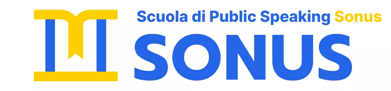 Design a colori della scuola di lingue con icona raffigurante un podio