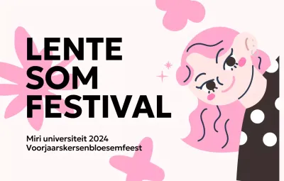 Promotioneel ontwerp met schattige roze illustraties