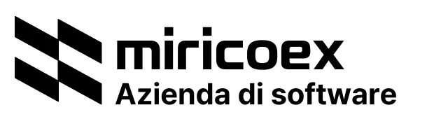 Logo aziendale con concetto di forma obliqua