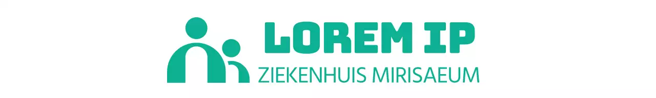 Eenvoudig geïllustreerd ziekenhuislogo