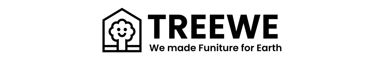 家の中に木があるブランドロゴを活用した家具企業デザイン