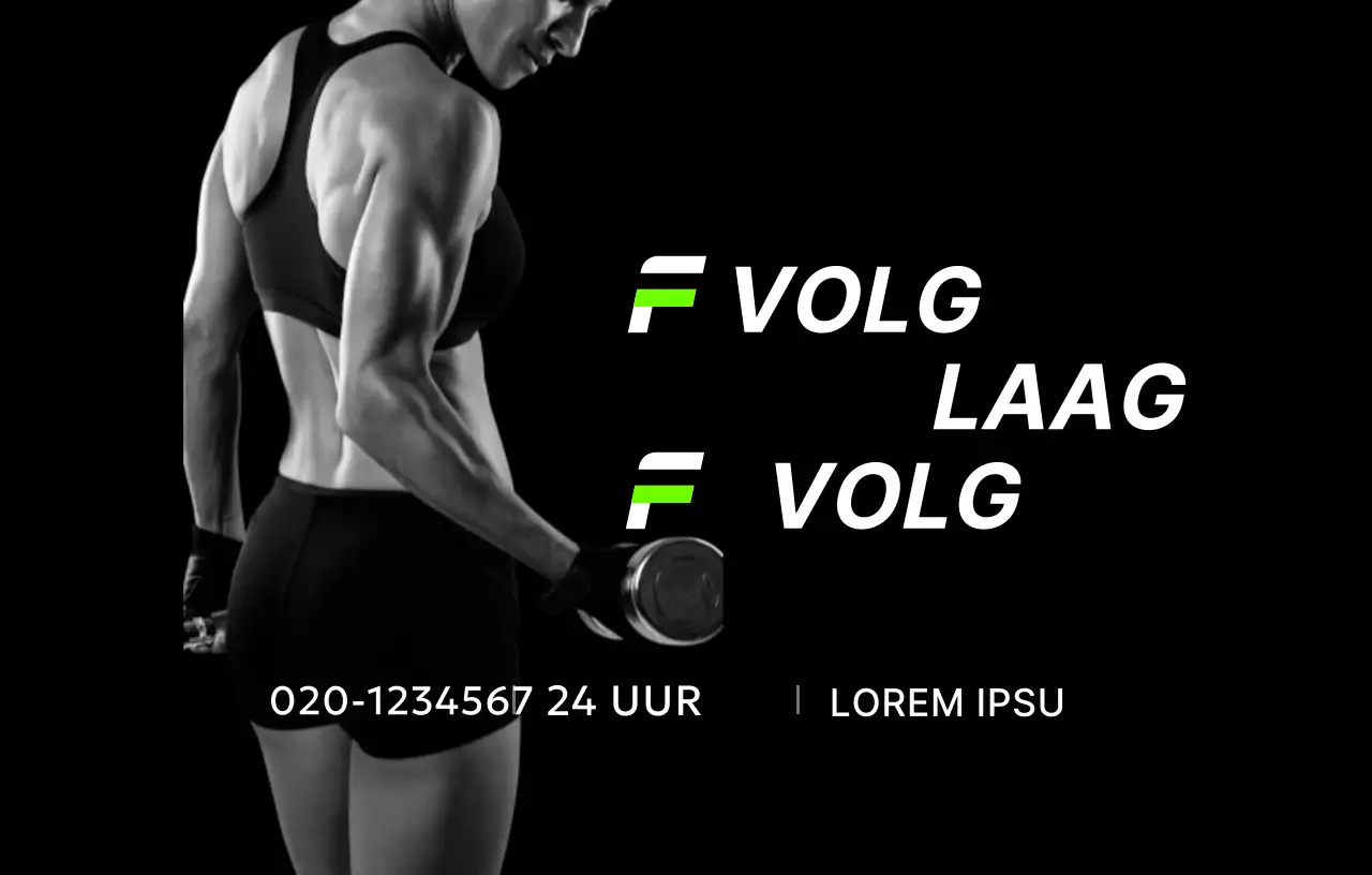 Gezondheid met zwart-wit fotografie en een sportieve uitstraling