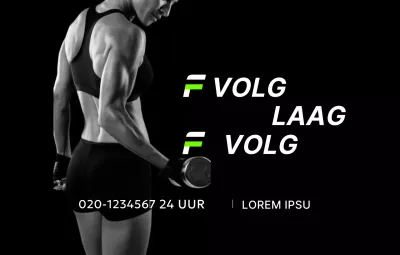 Gezondheid met zwart-wit fotografie en een sportieve uitstraling