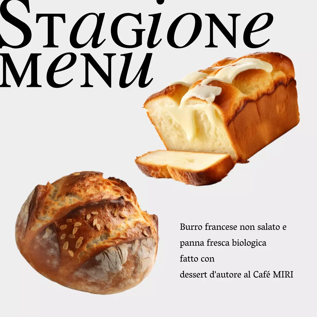 Annuncio di caffè minimalista in grigio e bianco e nero