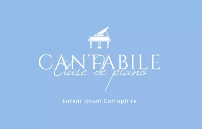 Promocionando la lujosa escuela de piano de Blue