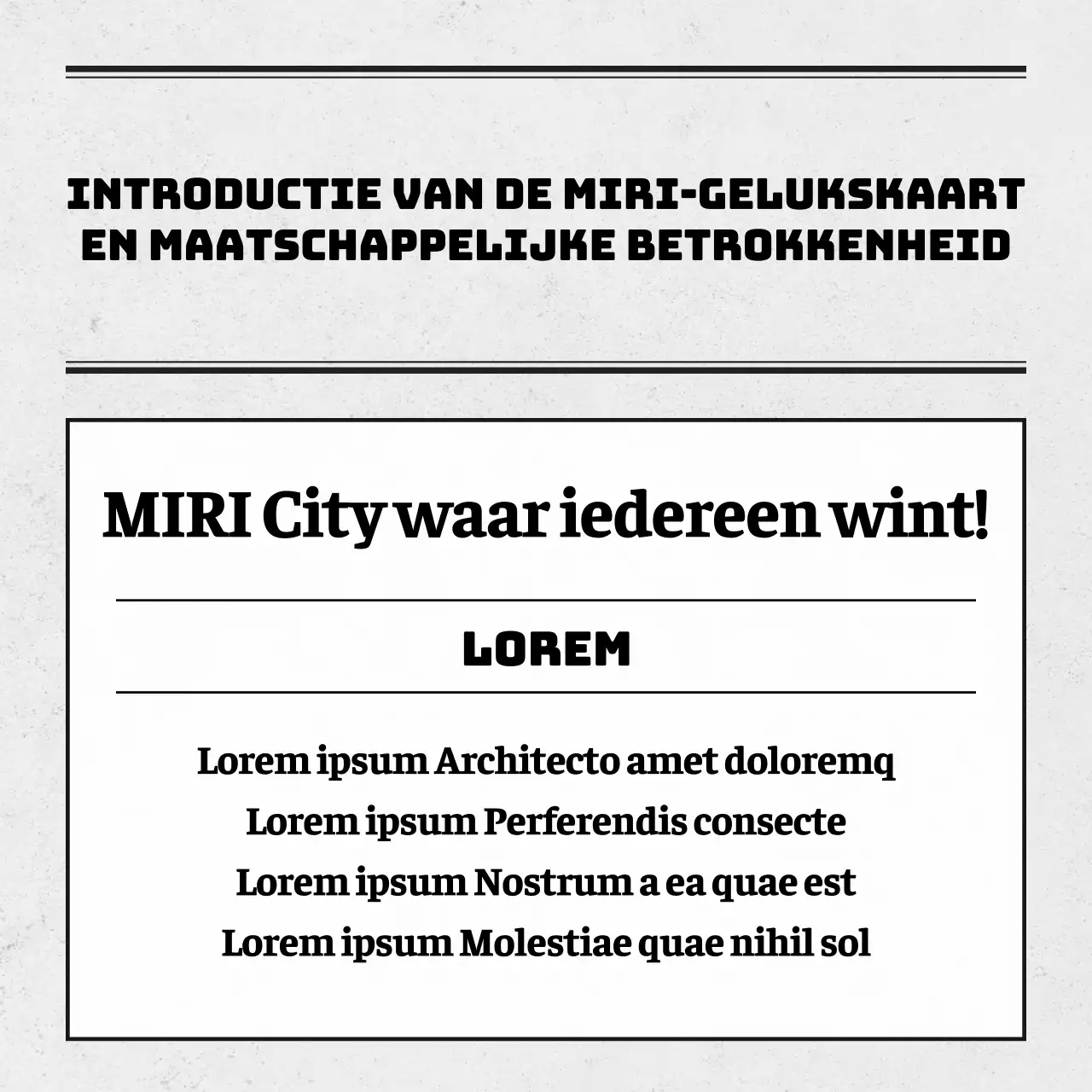 Zwart-wit, eenvoudige verkiezingsstrijd