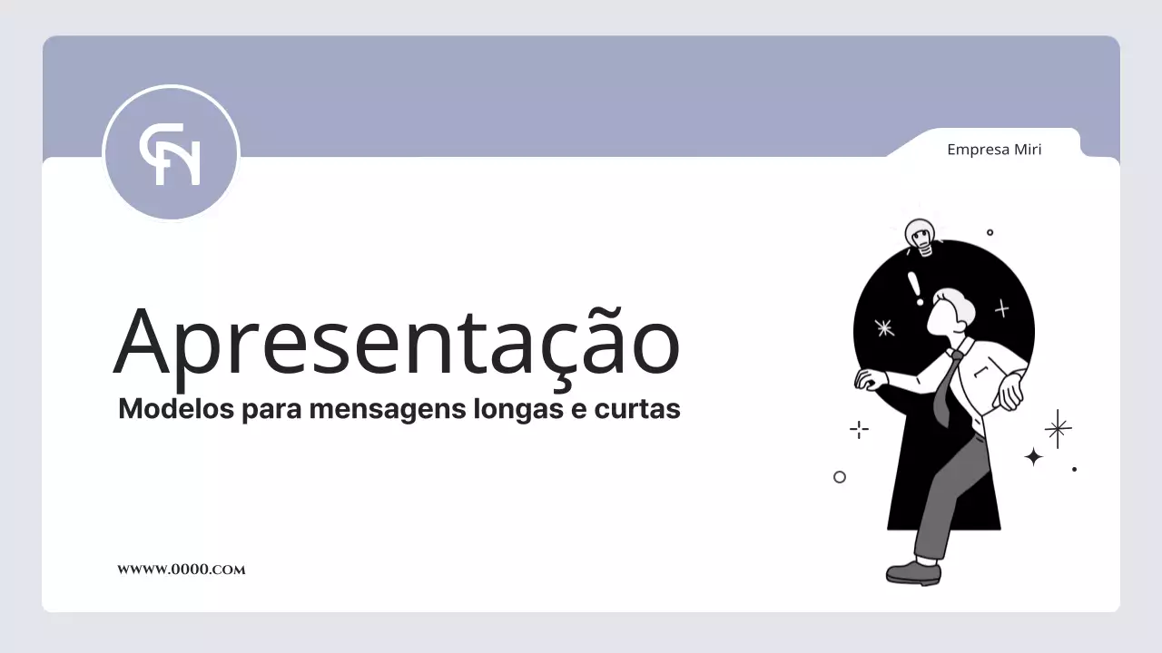 Texto simples em lilás e cinzento, com muito espaço para escrever