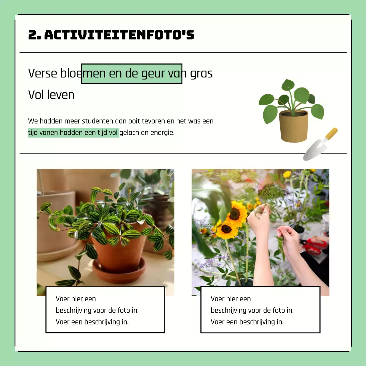 Minty Jeugdcentrum Activiteit Presentatie