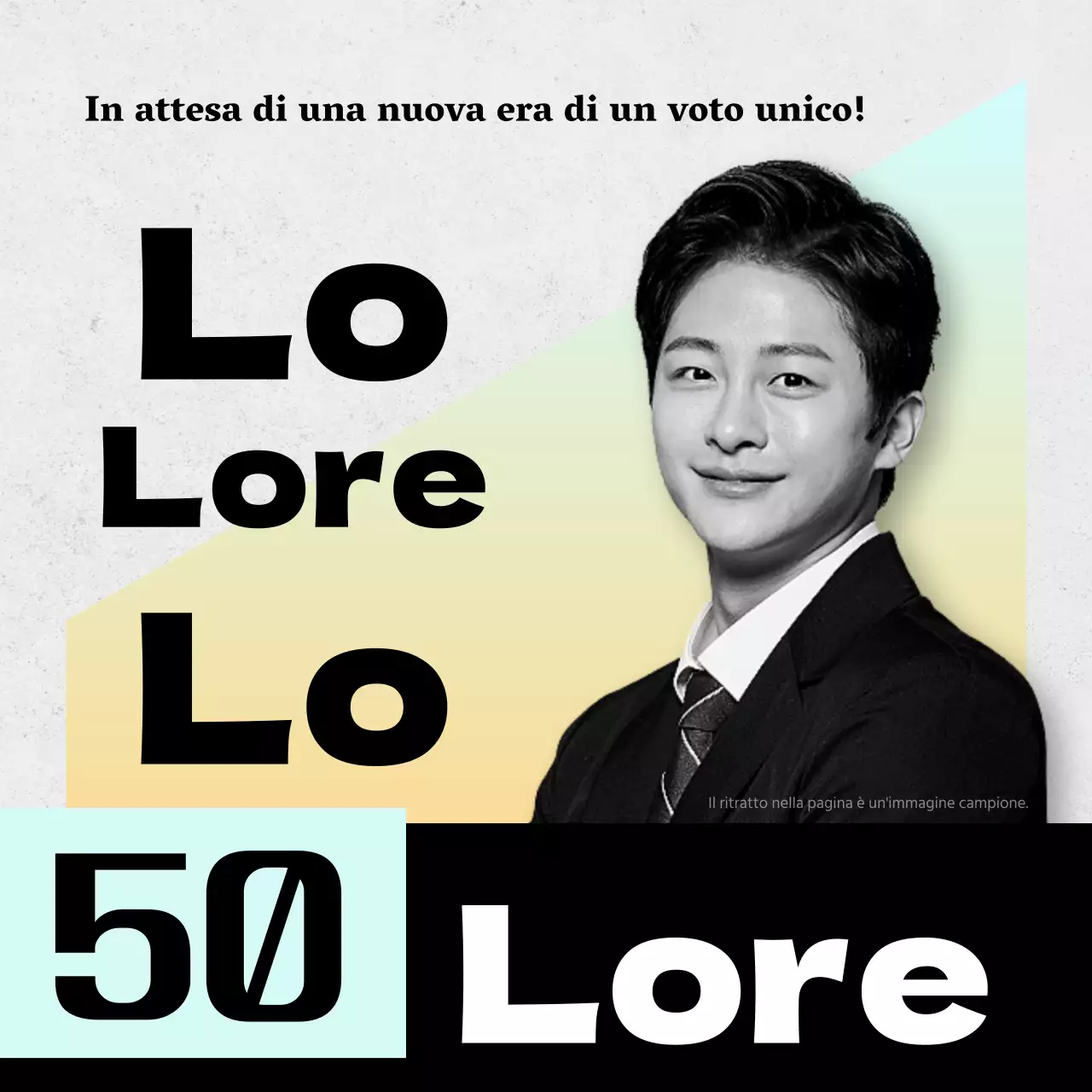 Bianco e nero, semplice elettoralismo