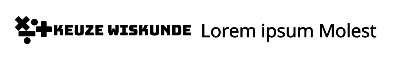 Wiskunde school met wiskunde symbool logo concept