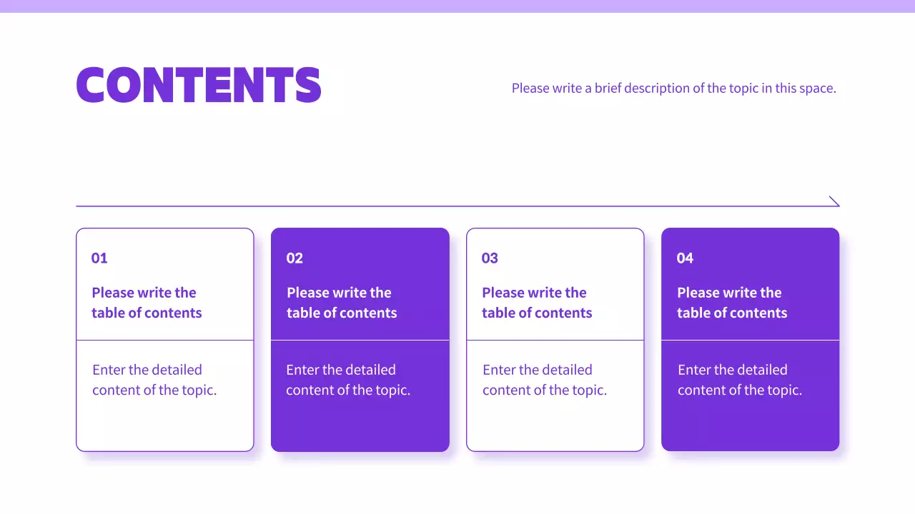 Purple Modern Business Template Presentation