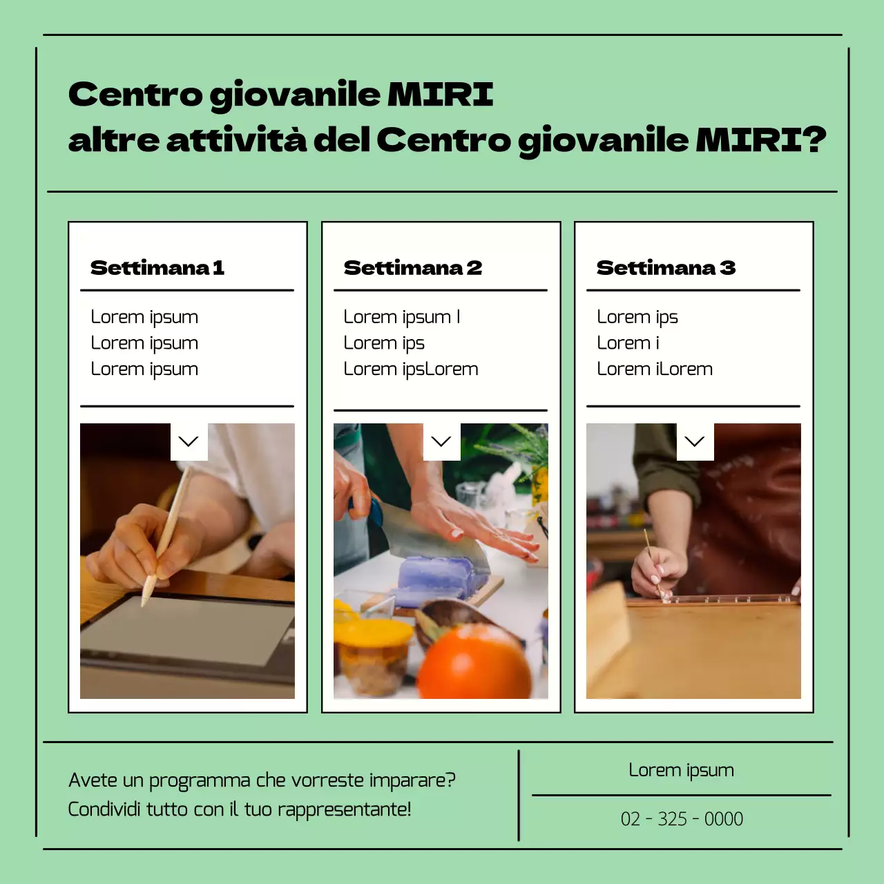 Presentazione delle attività del Centro giovanile di Minty