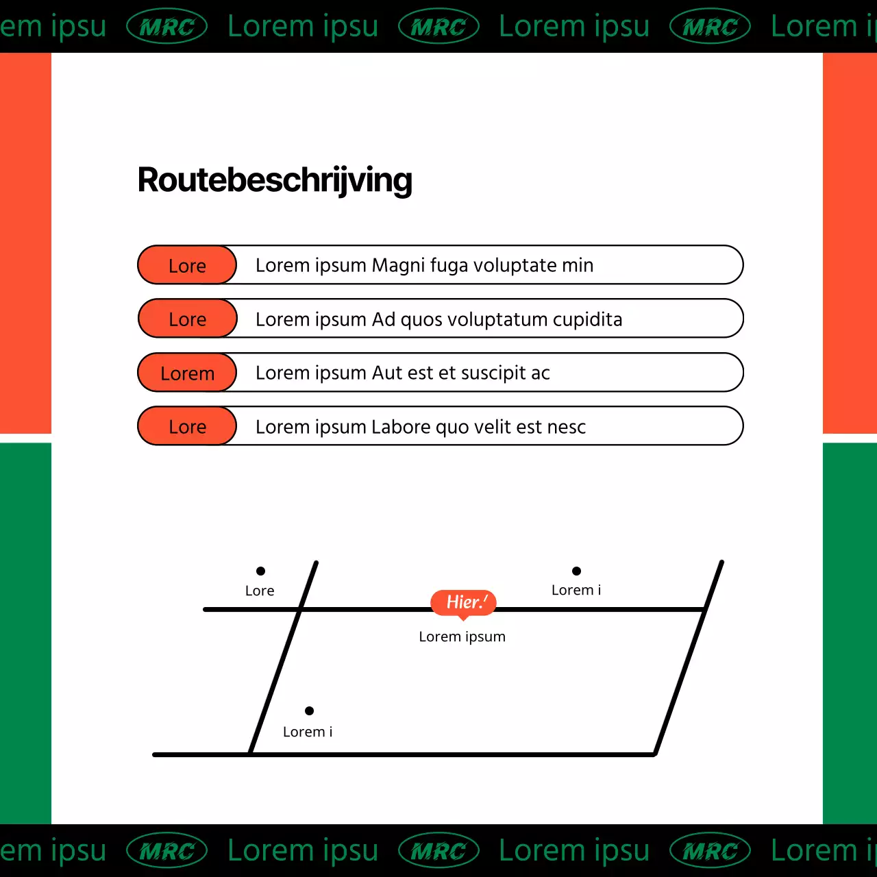 Leden werven voor een kitscherige oranje hardloopclub