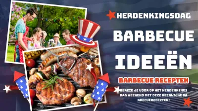 Blauwrode Kitsch BBQ voor Memorial Day-recepten